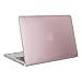 Mosiso Plastic Hard Case with Keyboard Cover with Screen Protector Only for [Previous Generation] MacBook Pro Retina 15 Inch (Model: A1398) No CD-ROM, Rose Gold