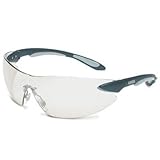 Uvex S4402 Ignite Safety Eyewear, Black and Silver Frame, SCT-Reflect 50 Hardcoat Lens
