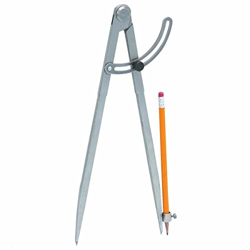 SciencePurchase Large Marking Wing Divider Pencil Marking Compass Circle Maker Scriber, Up to 30 Inch Marking Diameter