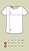 DEEPVTEE Sweat Proof Undershirts With Sweat Pads, Micro Modal, Deep V Neck, Ultra Soft, Anti-Microbial,White,Medium