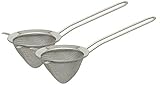 HIC Double-Ear Conical Tea Strainer, 18/8 Stainless
