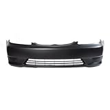 CarPartsDepot, Front Bumper Cover Primed Black Plastic USA Built Assembly w/o Fog Holes, 352-44368-10-PM TO1000284 5211906909