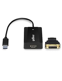 gofanco® Adaptador de gráficos de vídeo USB 3.0, Negro