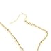 Vcmart Gold Non-Piercing Hook Earring To Clip On Nose Hoop Rings Studs Chain Body Jewelry