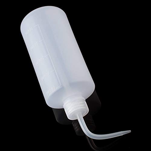 Acux7 Wash Bottle, Squirt Solvent Water Bottle 500 ml Dispenser Lab