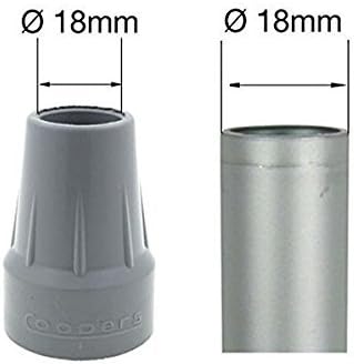 Pack of 2 - Genuine Coopers 19mm 3/4" Type Z Rubber Ferrules End Caps Stoppers Tips for Walking Sticks Canes - Image 4
