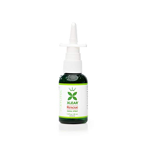 Xlear Rescue Nasal Spray, Natural Saline Nasal Spray with Xylitol