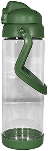 Gourmet Home Products Tritan Outdoor Bottle with Push Button Top &amp; Carry Handle, Hunter Green, 85 oz