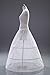 SISJULY Women's Crinoline Slips Three Steel Layers Wedding Petticoat