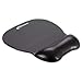 Innovera Gel Mouse Pad with Wrist Rest, 9.62 x 8.25, Black
