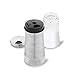 Salt Pepper Shakers Adjustable Holes - Elegant Stainless Steel Perfect Dispenser Set