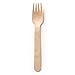 Susty Party Supplies SPWFRK-100CT Wooden Fork (100 Pack), Wood