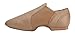 Linodes (Tent Leather Upper Jazz Shoe Slip-on for Women and Men's Dance Shoes Brown 8M