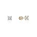 10k Yellow Gold 3mm Basket Princess Cut CZ Cubic Zirconia Children Screw Back Baby Girls Earrings