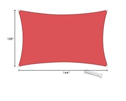 SunnyRoyal Sun Shade Sail 9'x12' Rectangle Shade