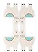 Cocktail Napkins - 50-Pack Luncheon Napkins, Disposable Paper Napkins Llama Party Supplies for Birthday, Fiesta, 3-Ply, Llama Die-Cut Shaped Design, Folded 4.2 x 6.25 Inches