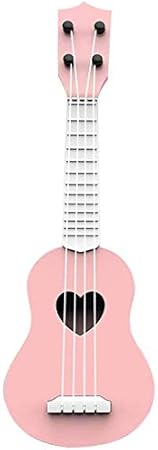Amazon Timagebreze 初心者のためのウクレレおもちゃウクレレ 子供のためのウクレレギター 教育楽器玩具 ミニかわいいウクレレ ピンク ギター 弦楽器 おもちゃ