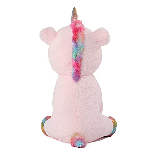 Tezituor Pink Unicorn Stuffed Animal Plush Toy, Soft Big Stuffed Unicorn Gift for Girl Kid