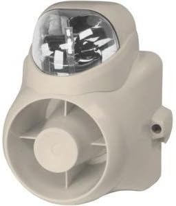 2-TN SIREN 120DB W/ CLR STROBE - 0E-OUTDSIRSC