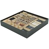 The Broken Token Game Organizer Compatible with Brass: Birmingham - Wooden Game Organizing Box with Multiple Trays