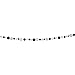 9ft Paper Silver & Black Circle Garland