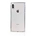 Tzomsze Transparent Case for iPhone XR, Reinforced Corners TPU Cushion，Crystal Clear Slim Cover Shock Absorption TPU Silicone Case-White