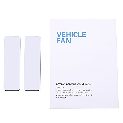 Mitchell Double Fans Combination 360 Degree Rotating Car Cooling Fan Air Conditioner for Cars