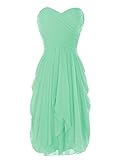 Miyalisa Short Strapless chiffon prom dress evening dresses