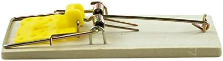 4 Enhanced Traditional Wooden Mouse Traps, Humane Rodent Control Poison Free and Non Toxic, Indoor Outdoor Use - Image 4