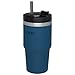 Stanley Adventure Reusable Vacuum Quencher Tumbler with Straw, Leak Proof Lid, Insulated Cup, Maintains Heat for 4 Hours, Cold for 5 hours, and Ice for 30 Hours - 20oz