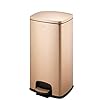 JenLn Container met recycling 30L capaciteit Grote Mute Slow Down RVS Pedaal Trash Can Keuken Kantoor Mall Vuilnisbak…