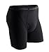 ExOfficio Men's Give-N-Go Boxer Brief 3 Pack, Black, Large