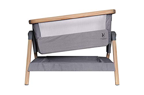 Co-Sleep Bassinet - Pure Compressed Cotton Mattress - Mesh and Bamboo Fabric Liner - Height Adjustable and Easy to Clean - California Dreaming Bedside Crib by Venice Child - Thumbnail 6