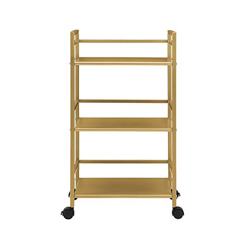Novogratz Helix Utility Cart, Gold Pricepulse
