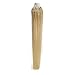 haibis 16''-22'' Straight Micro Loop Remy Human Hair Extensions with Double Silicone Ring Beads Tipped 1g/s 100s(18'',#60 White Blonde)