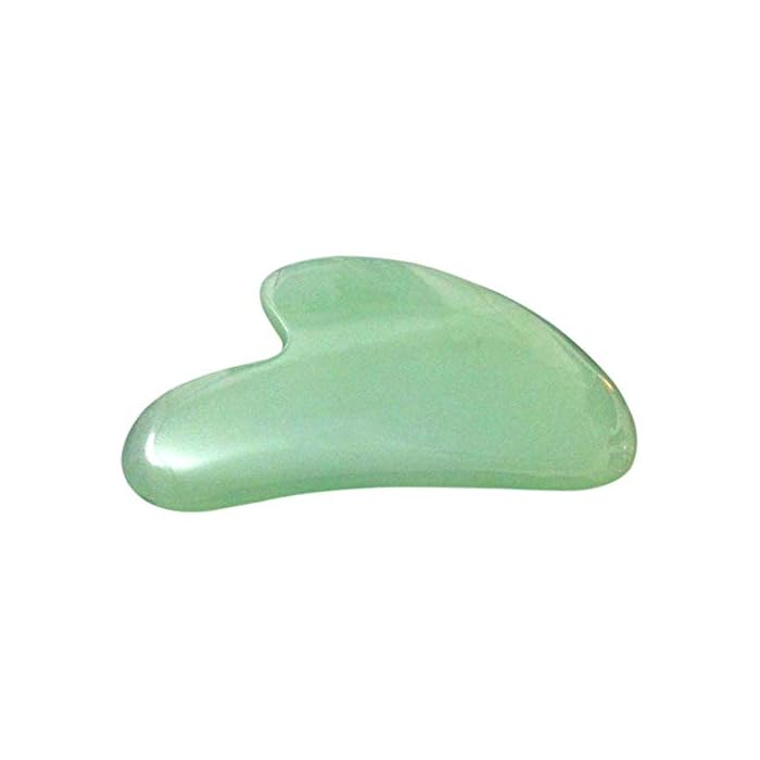 Onwon Aventurine Gua Sha Scraping Massage Board Tool Natural Jade Stone Guasha Board for Face Body Skin Caring Spa…