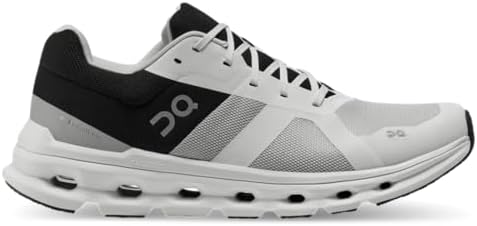 On Running Men's Cloudrunner Running Shoe, Glacier Black, 43 EU