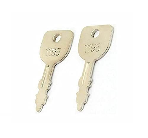 cyclingcolors 2 x Ignition Key for Lawn Mower Tractor Key Switch Compatible with AYP Murray Husqvarna Snapper Wolf
