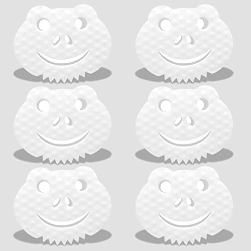 6 Pack Boat Eraser Extra Thick and Long Lasting Magic Sponge Eraser Melamine Sponges in Bulk - Multi Surface Powerful Scrubber Foam Cleaning Pads - Bathtub, Floor, Baseboard, Bathroom, Wall Cleaner