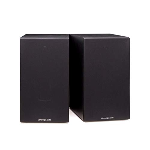 Cambridge Audio SX60 Bookshelf or Standmount Speaker | 100 Watt Home Theater Speakers | Pair (Black)