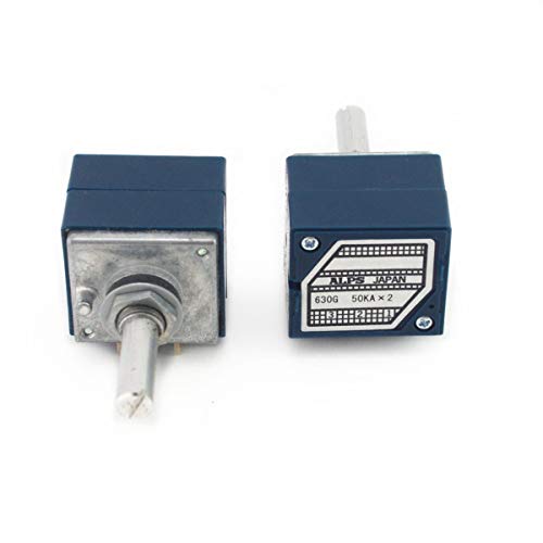 FidgetFidget ALPS RK27 50K Slotted Dual Volume Potentiometer 50KAX2 6Pin