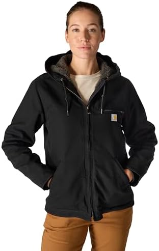 トップス Blackeyepatch WASHED HOODED DUCK JACKET Amazon.com: Berne Men's Heartland Washed Duck Zip-Off Hooded Work