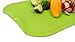 gabo TPU Antimicrobial Cutting Board with Handle, Scratch Resistant, Flexible, Knife friendly, Non-Slip, Juice Groove, Dishwasher Safe (Green)