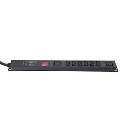 8way C13 C19 30A 120V-240V Metered PDU Current