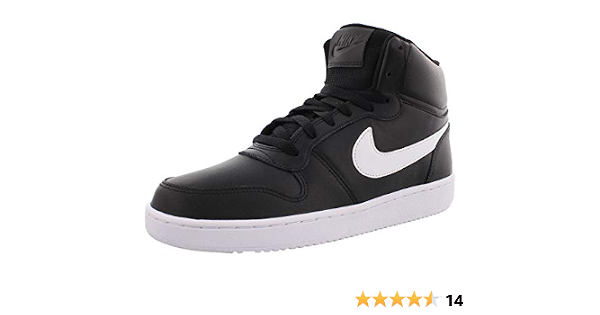 Nike Ebernon Mid, Zapatillas sin Cordones Hombre, Negro (Black/White 002),  45 EU : Amazon.es: Zapatos y complementos