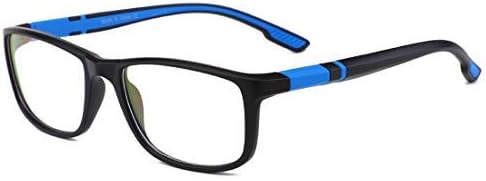 Blue Light Blocking Glasses Anti Blue Rays, Glare UV Reduce Eyestrain, Sleep Better,Prevent Headaches,HD Lens Visual Color Real Computer Reading Glasses (Popular Sports Frame)