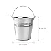 OUNONA Mini Metal Bucket Set of 6 /Mini Food Containers/Succulent Wedding Buckets 10.5x7.2x10.5cm