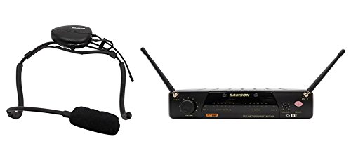 Samson AirLine 77 Headset True Diversity UHF Wireless System with Vocal Microphone (Channel N1)