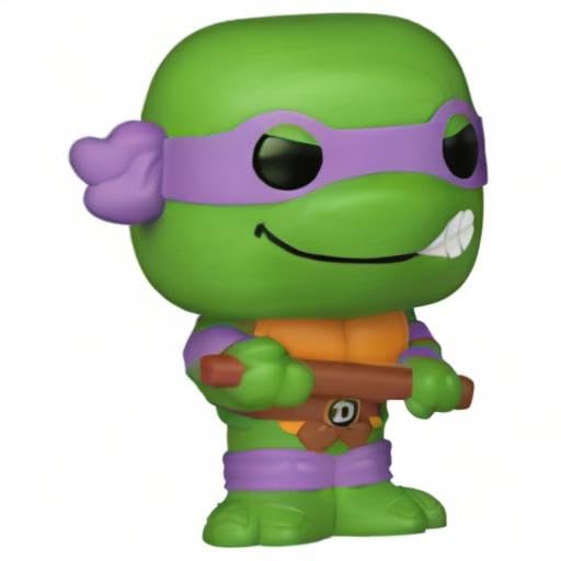 Funko Bitty Pop Teenage Mutant Ninja Turtles (TMNT) - Donatello 4PK - Leonardo, Michelangelo, April O’Neil and A Surprise Mystery Mini Figure - 0.9 Inch (2.2 Cm) Collectable - Gift Idea