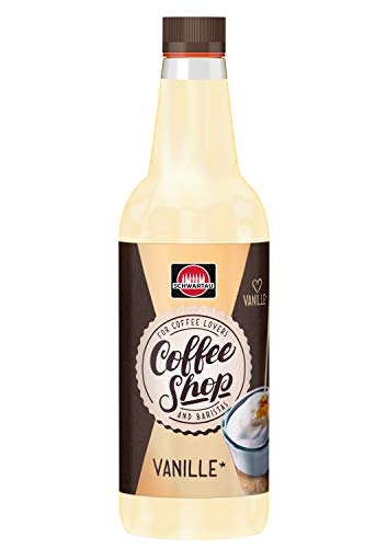Schwartau Coffee Shop Starter Paket (Karamell-, Vanille-, Haselnussirup, Schoko- und Karamelltopping, 3 Pumpen… – Bild 4